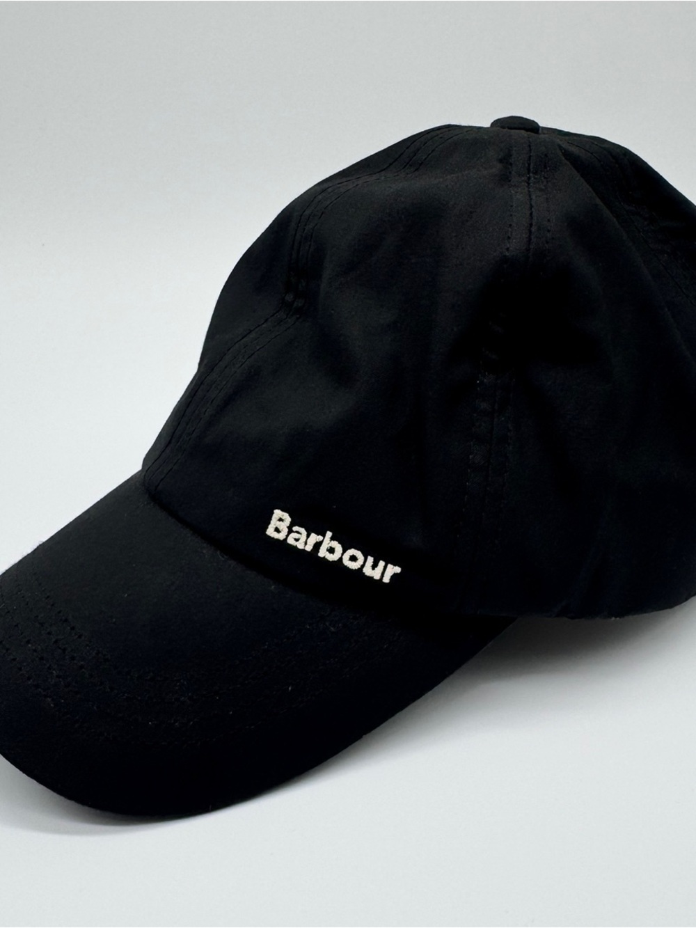 Barbour Belsay Wax Black Sports Cap OS NWT